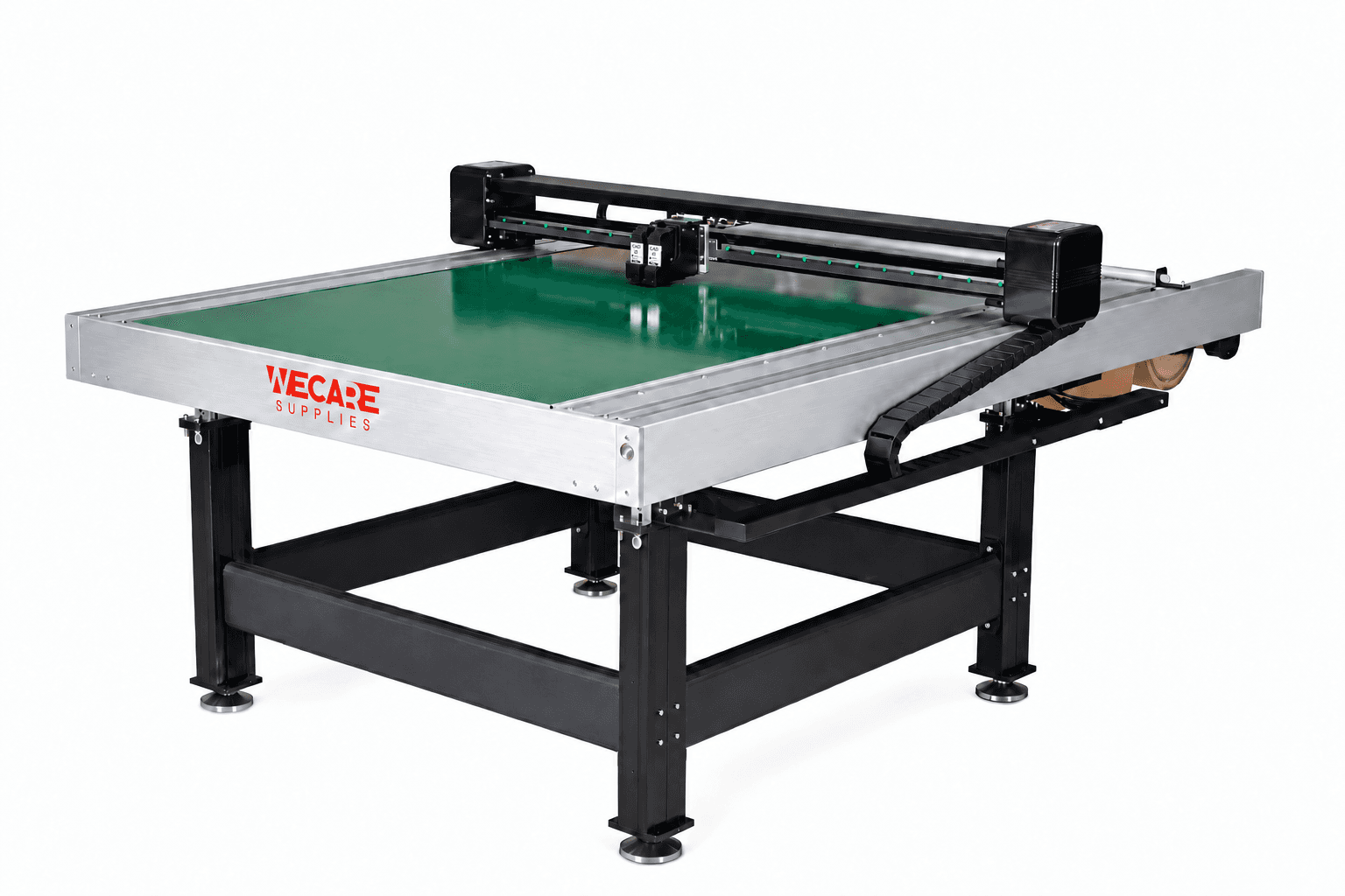 Flatbed Cutting Plotter: rear three-quarter view of the flatbed cutting plotter