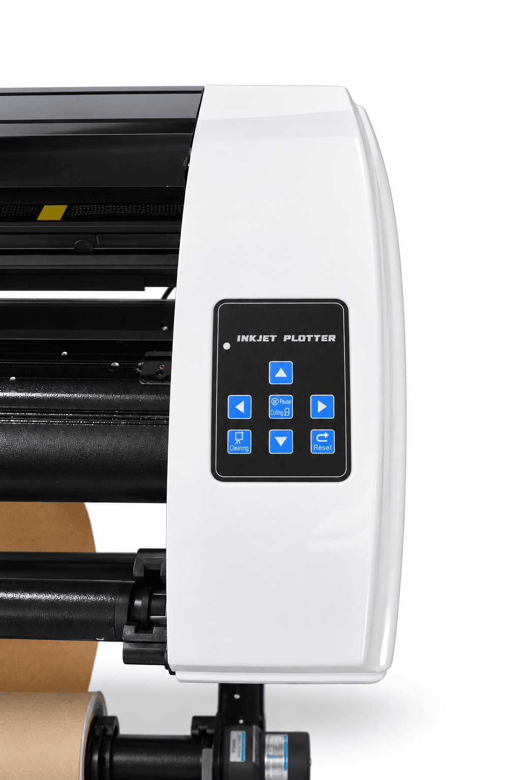 Vertical Cutting Plotter: on-machine operator control panel